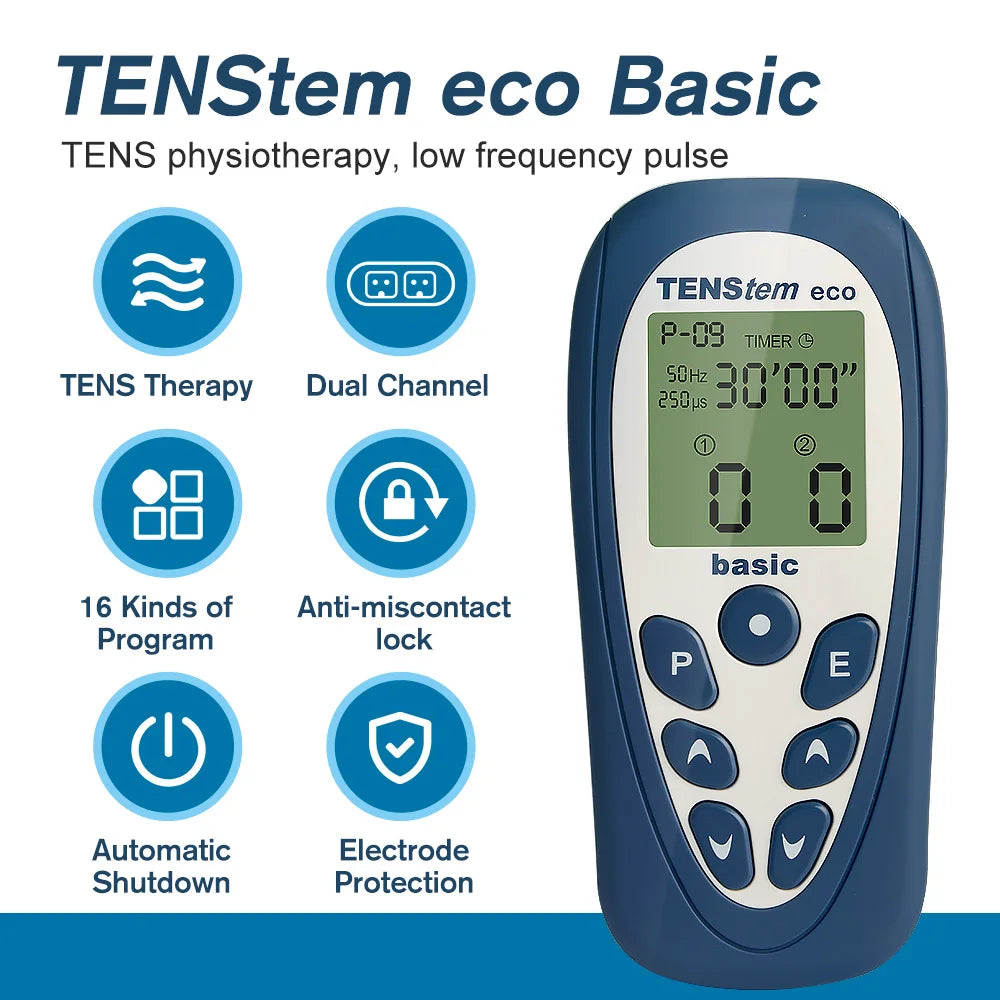 Tens Unit Muscle Stimulator - 16 Mode EMS Deep Tissue Massager Body Shaping Massage Equipment Default Title Tidesmit