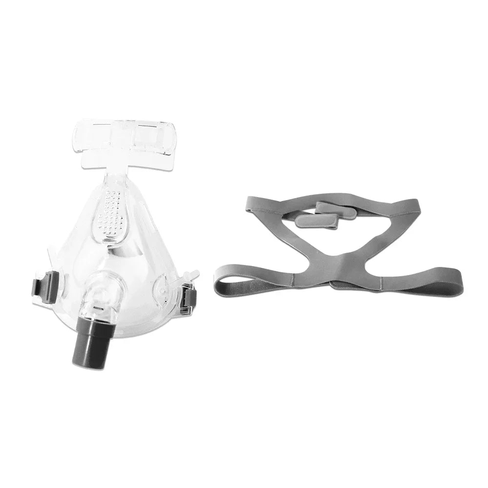 Comfortable CPAP Full Face Mask Adjustable Strap Respirator For Cushion Travel Anti Snoring Stopper Solution Tools Sleep Help
