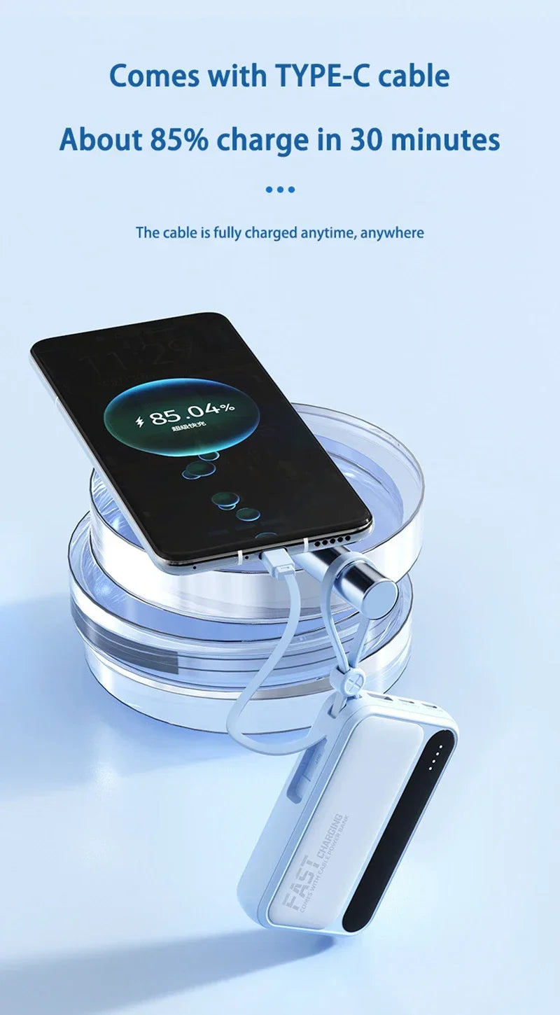 Portable Charger 50000mAh with 4 Built-in Cables | Tidesmit Tidesmit