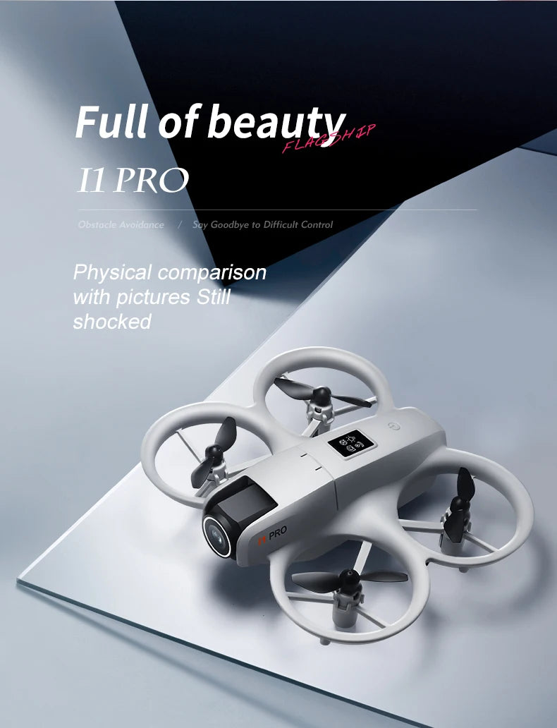 Mini 4K Camera Drone - Obstacle Avoidance & Foldable Design (i1PRO) Tidesmit