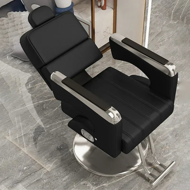Barber Shop Hydraulic Chair: 360-Degree Swivel Salon Seating Massage Chairs Style-4 Tidesmit