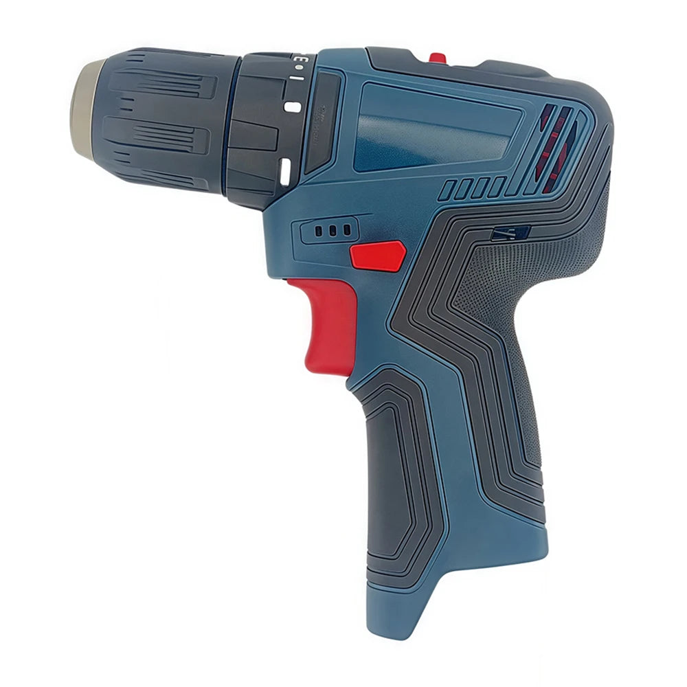 Podofo 12V Cordless Professional Electric Drill Cordless Driver Heavy Duty Multifunctional For Wood Metal Plastic Drilling Household Diy Tools Maintenance Assembly Ergonomic Design