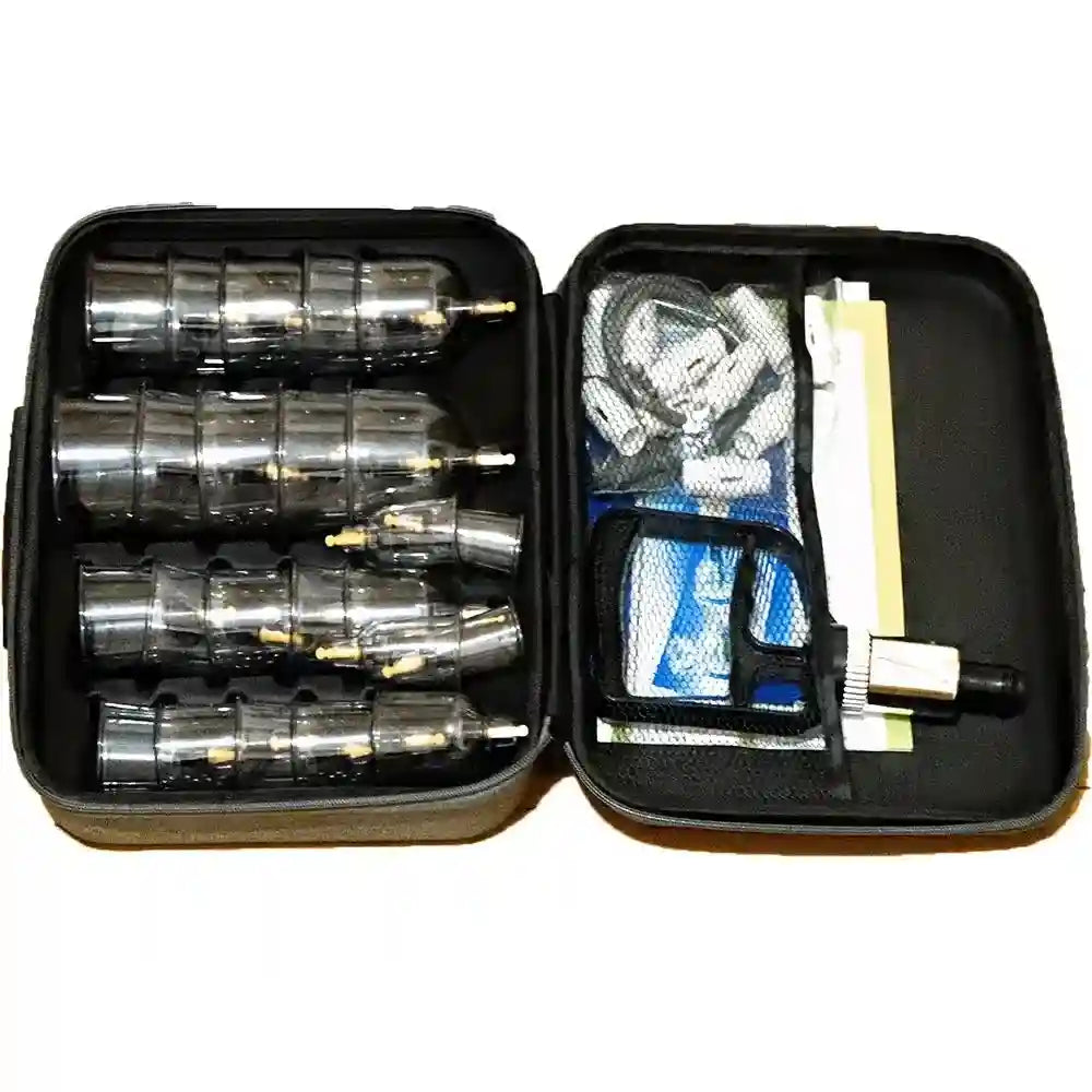 Cupping Therapy Set: 24-Piece Vacuum Massage Kit for Deep Tissue Relief Eye Massage Instrument Tidesmit