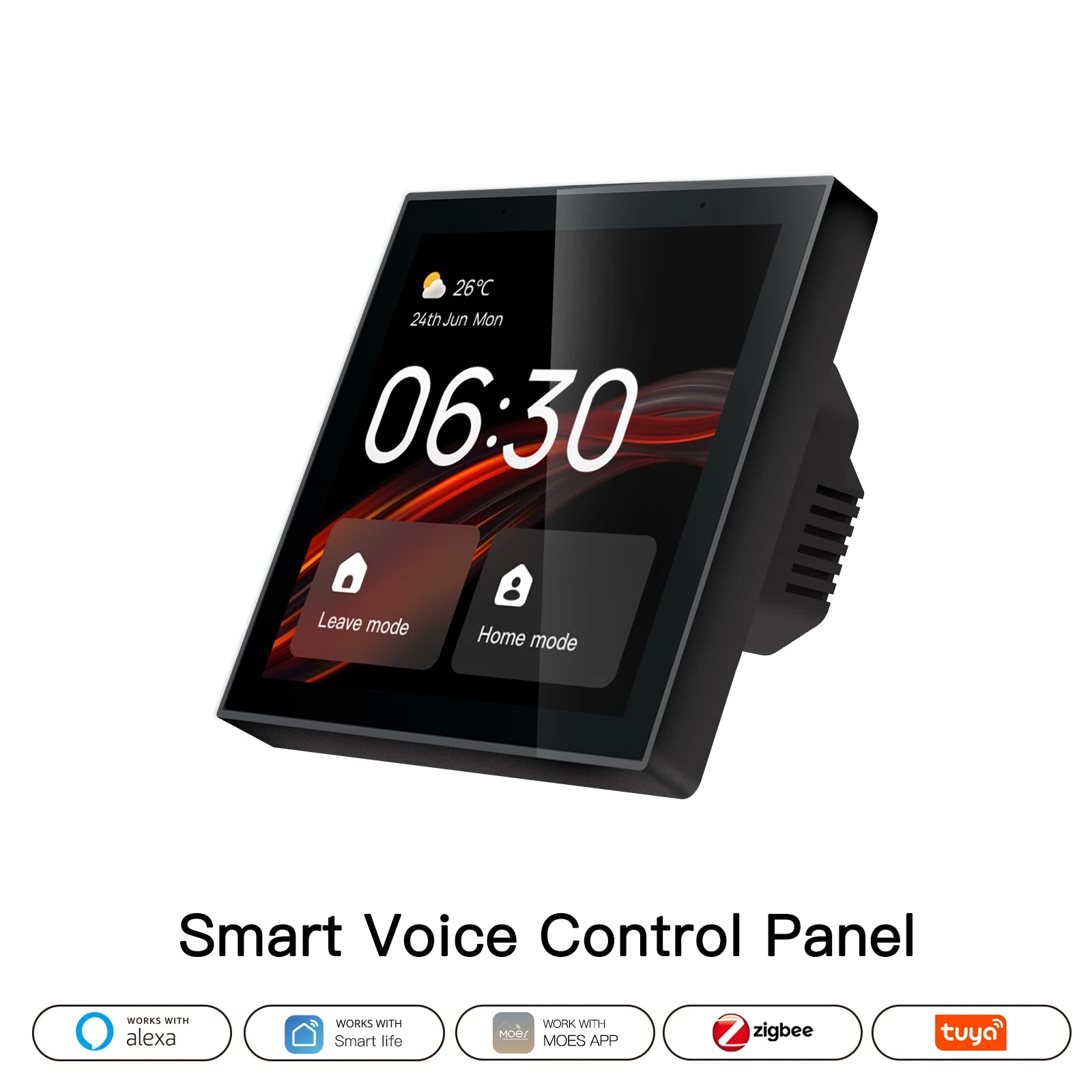 Tidesmit 4-Inch Smart Home Control Panel ZigBee Hub - Alexa Built-in Tidesmit
