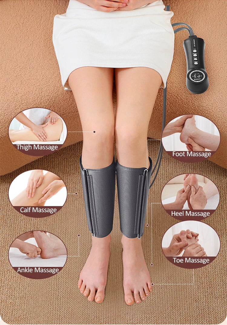 Shiatsu Foot and Back Massager with Heat Therapy - Tidesmit EU Model Massage Cushion Tidesmit