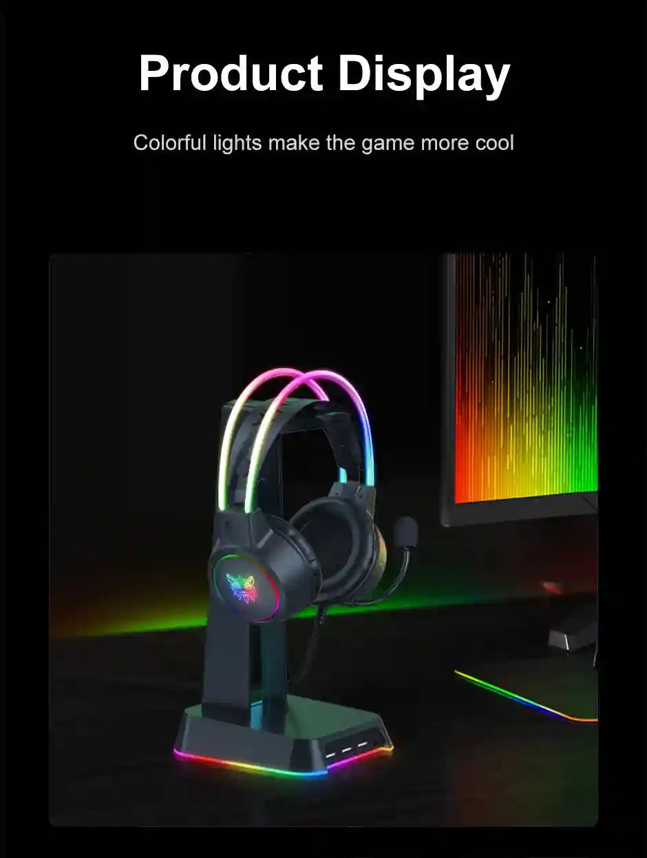 Gaming Headset with Mic - Wired Over-Ear Headphones for PC & Console Tidesmit