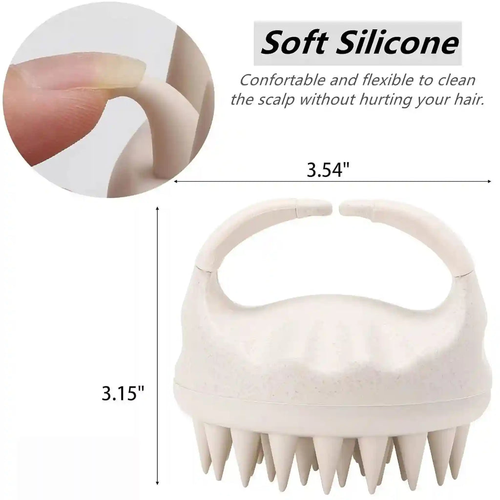 Scalp Massager Shampoo Brush Silicone Hair Scrubber | Tidesmit Massage Cushion Tidesmit