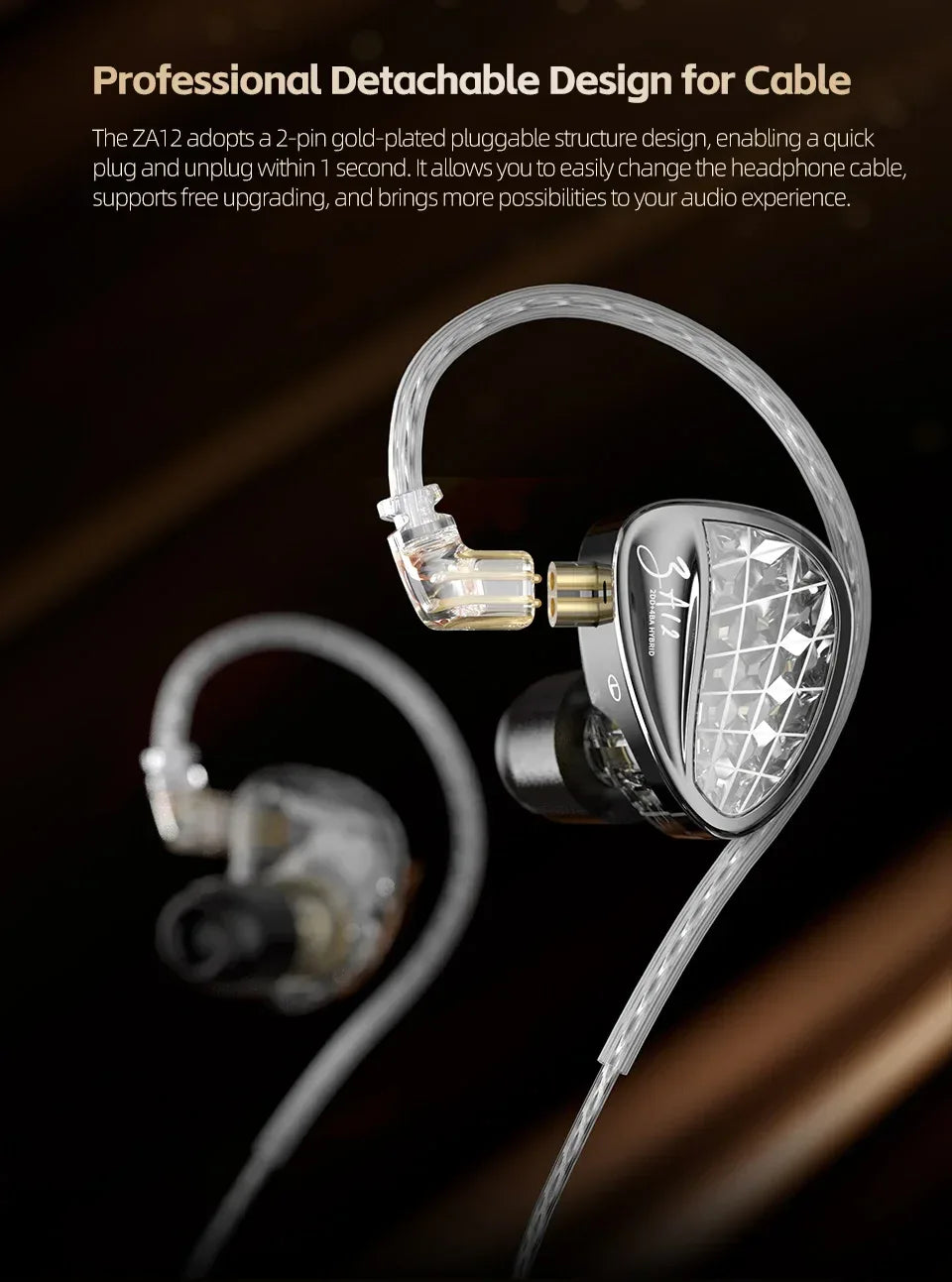 Hybrid IEM Noise Cancelling In-Ear Monitors - Tidesmit Tidesmit