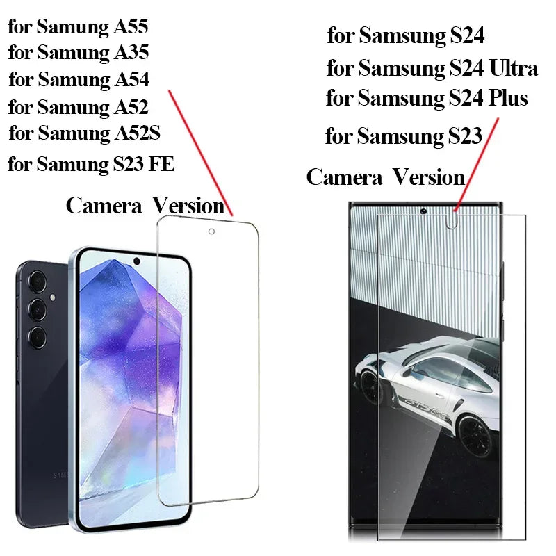 Samsung Galaxy S24 Ultra Tempered Glass Screen Protector 5Pcs Bundle HD Screen Protector Tidesmit