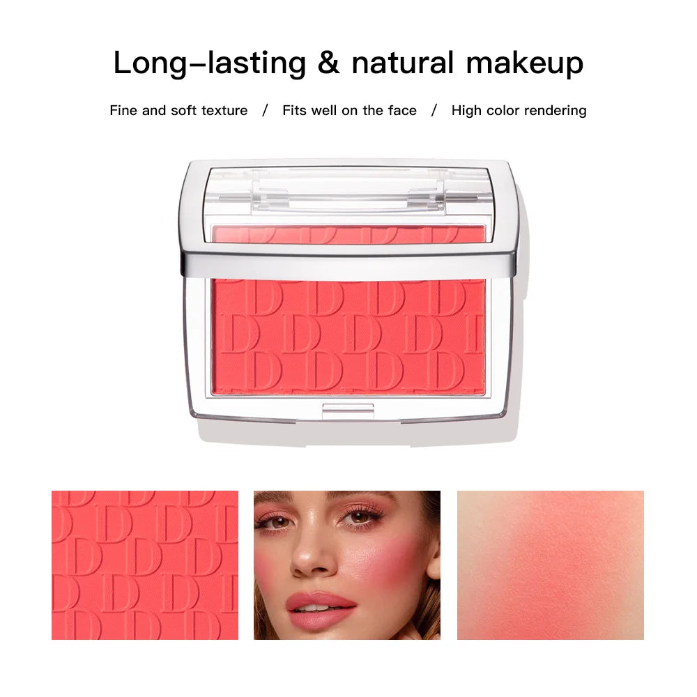 Tidesmit matte natural peach cheek tint blush palette showing pigment texture and blendable finish