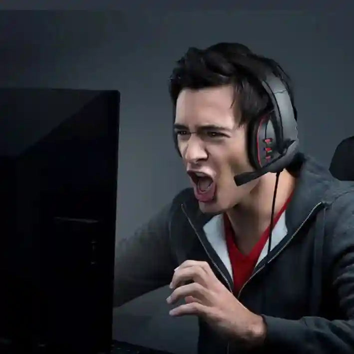 Wired Gaming Headphones with Noise Cancelling Mic | Tidesmit Tidesmit