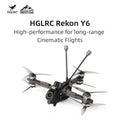 Long Range FPV Drone Y6 5-Inch Quadcopter F722 40A ELRS Tidesmit