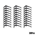 30-piece black plant vine clips for twisting/shaping branches