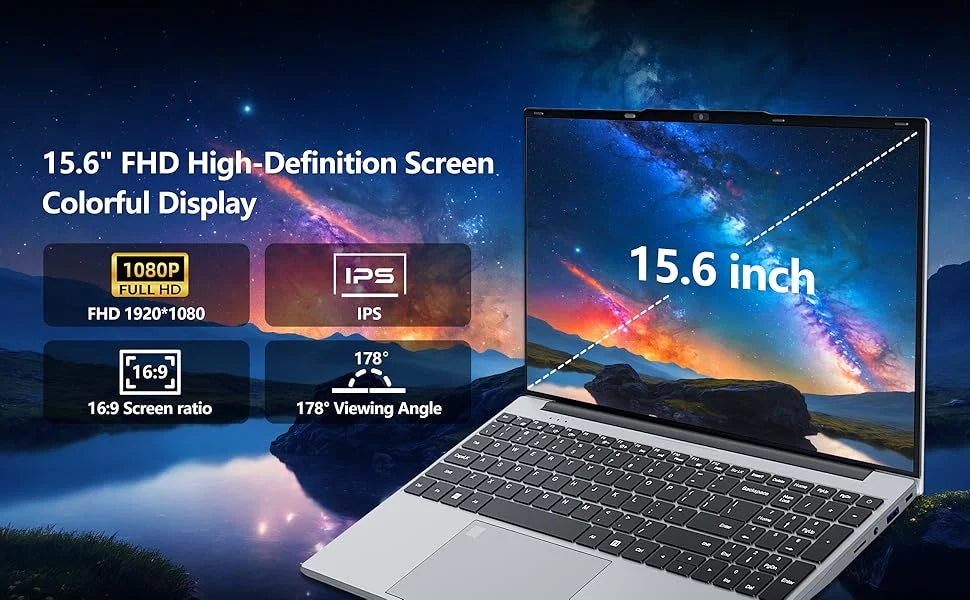 2026 Windows 11 Laptops 15.6 inch Laptop Fingerprint UnIock Intel Core i9-10980HK 16GB RAM 1TB 2TB SSD Backlight Gaming Notebook