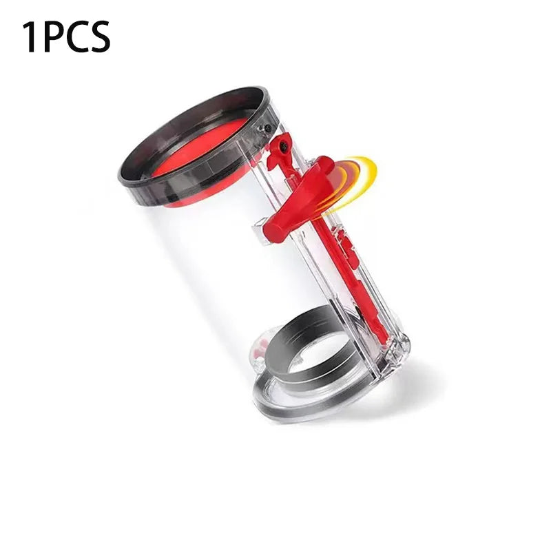 Tidesmit replacement dust bin for Dyson V11 V15 SV14 SV15 SV22 vacuum, showing internal canister assembly view 7
