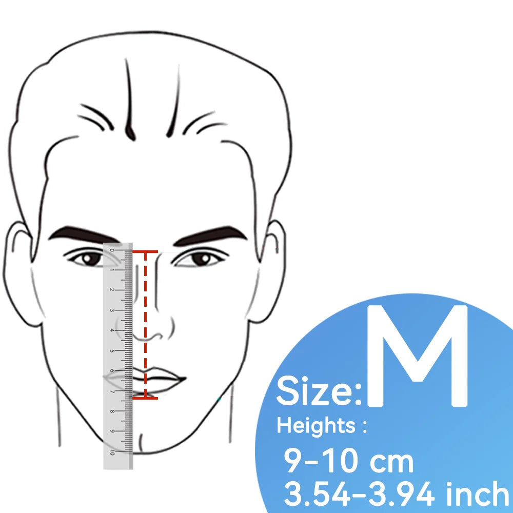 BMC FM2 Full Face Mask For CPAP Bipap Machine COPD Anti Snoring Sleep Apnea with Headgear Nasal Face Mask Suitable 22mm Hose