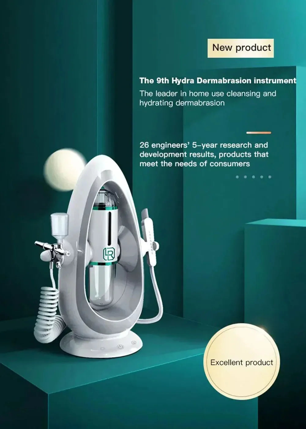 NEW Peeling Beauty Device New Small Bubble Oxygen Injection Instrument Hydra Dermabrasion Aqua Facial Cleaning Suction Blackhead