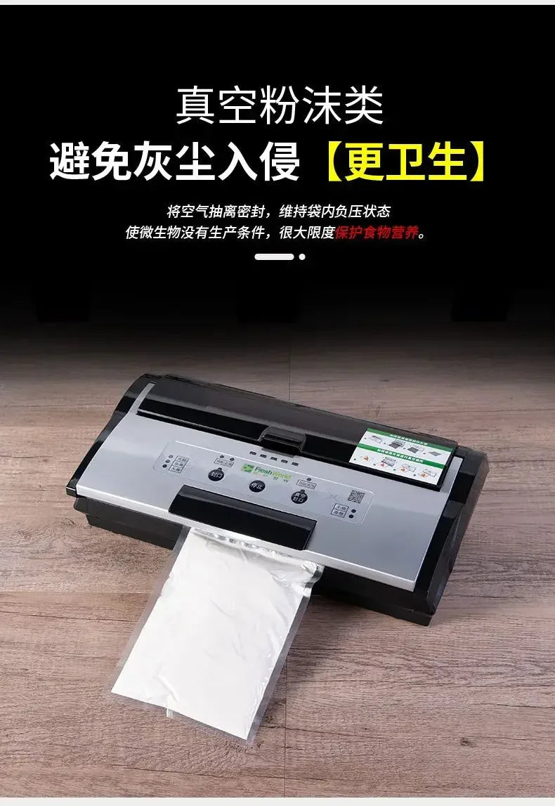 Automatic Vacuum Sealer: Commercial Food Packaging & Household Freshness Sealing Machine