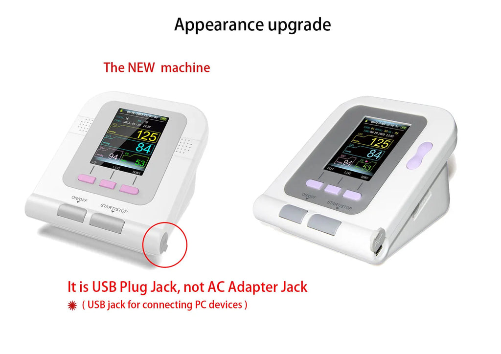 CONTEC 08A-VET Blood Pressure Monitor Portable Veterinary Digital Animal Electronic Sphygmomanomete PR Pulse Tester 6-11cm Cuff