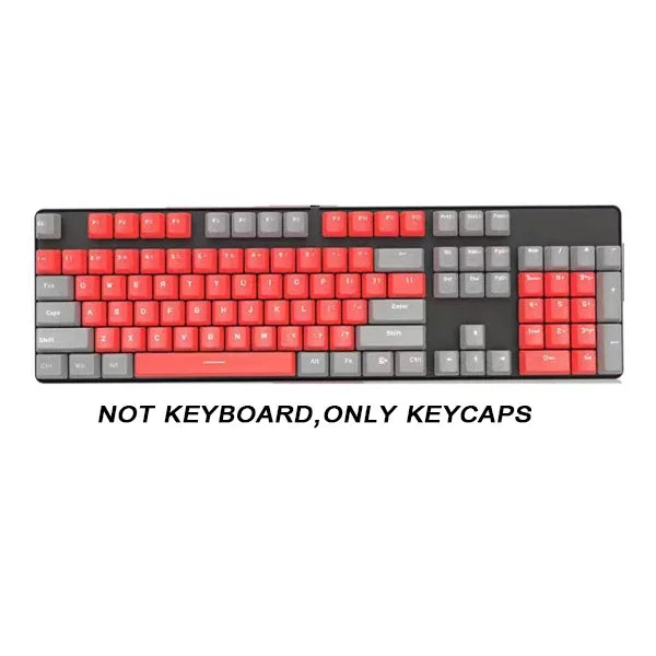 104 Key OEM Backlit Keycaps Set ABS Keycaps Double Shot Cyan White Key Caps for Mx Cherry Gateron Switch Mechanical Keyboard Kit