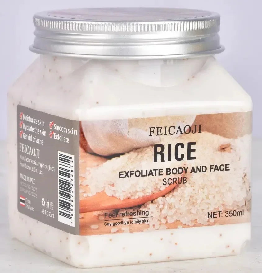 Tidesmit Exfoliating Body Scrub - 350ml Hydrating Salt Treatment Scrubs Treatments Rice Scrub 350ml Tidesmit