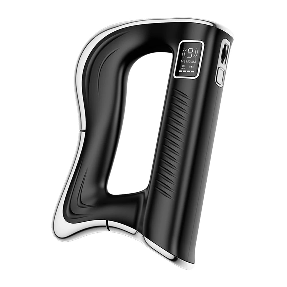 Electric Fascia Massager | Portable Recovery Tool for Home Spa Use Relaxation Treatment Black 1 Tidesmit