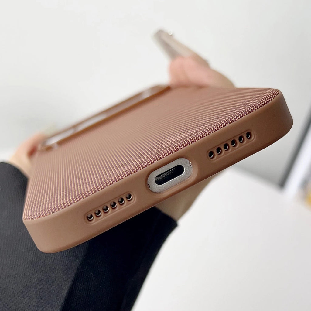Woven Magnetic iPhone Case | Slim Shock-Absorbing Cover | Tidesmit Tidesmit