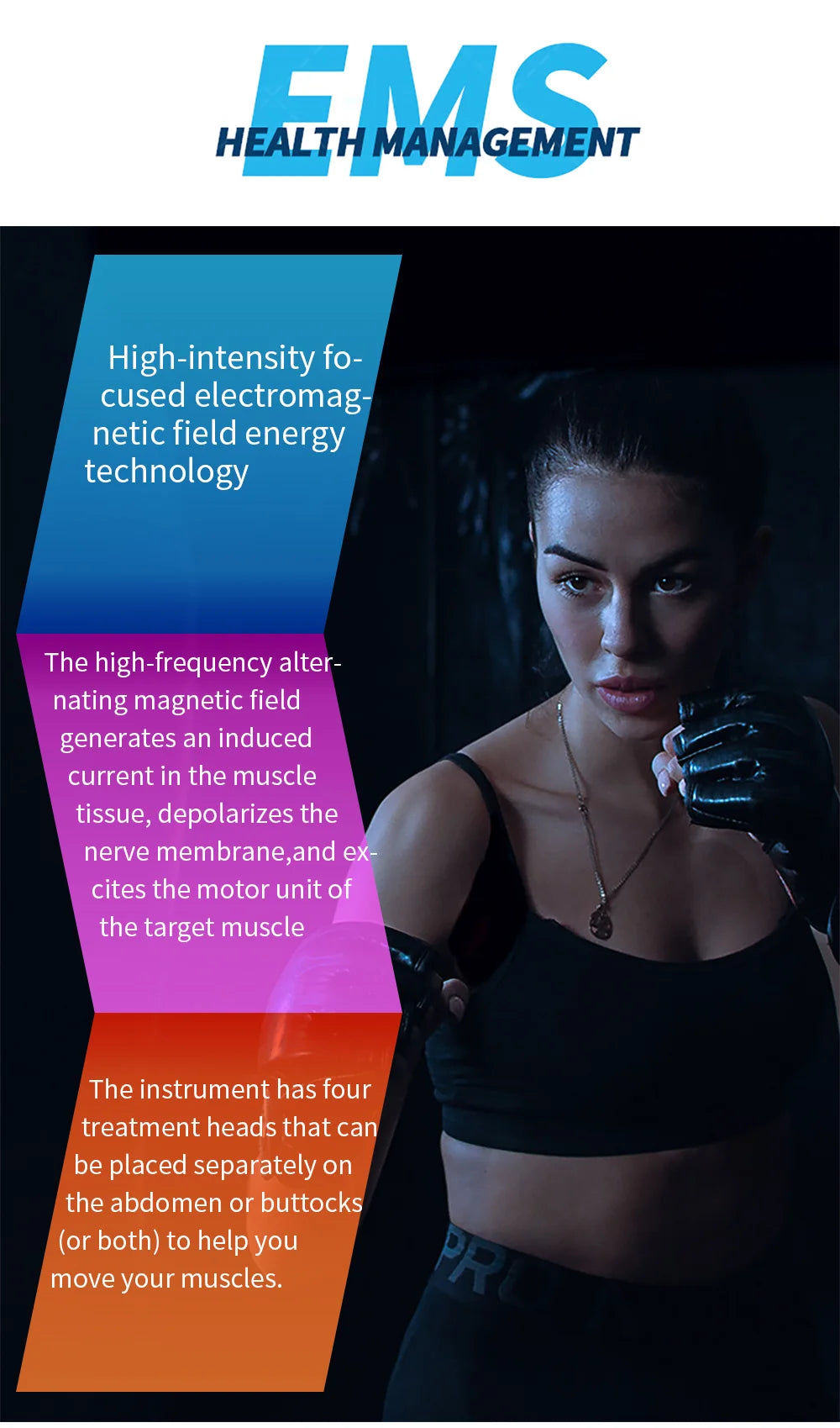 EMS Muscle Sculpting Machine | 6500W RF Body Toner by Tidesmit Body Shaping Massage Equipment Tidesmit
