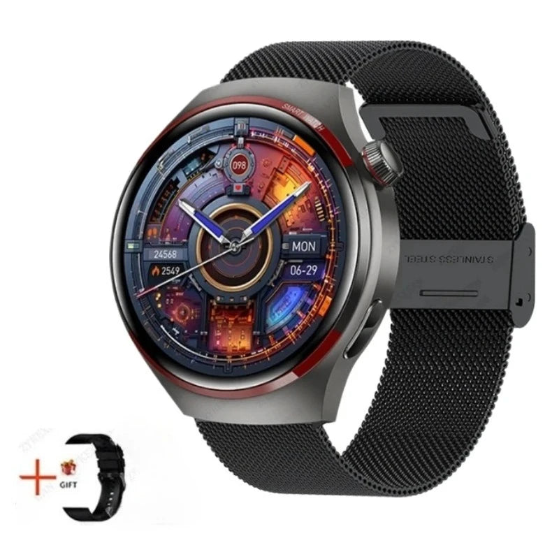 For WATCH 4 PRO Smart Watch Men Space Exploration Edition Bluetooth Call GPS NFC Heart Rate Sports SmartWatch 2026 New
