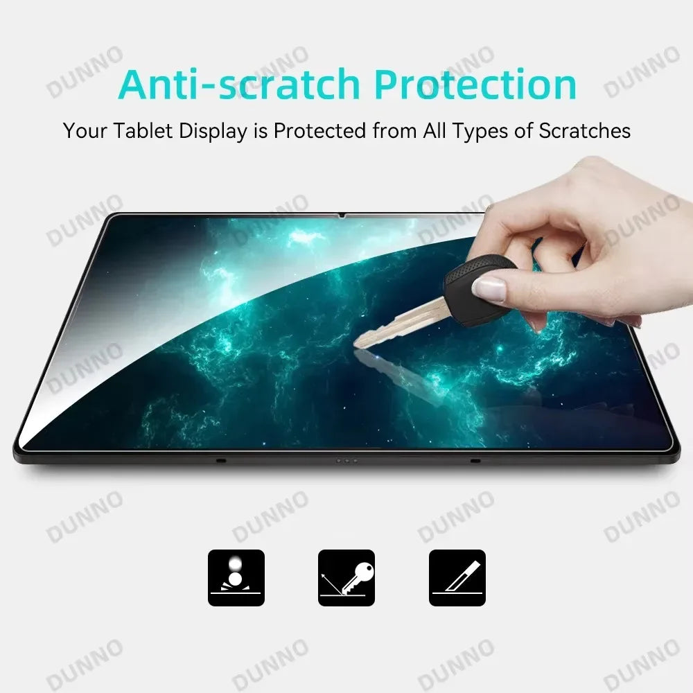 Samsung Galaxy Tab Tempered Glass Screen Protector | Anti-Scratch 9H Film Tidesmit