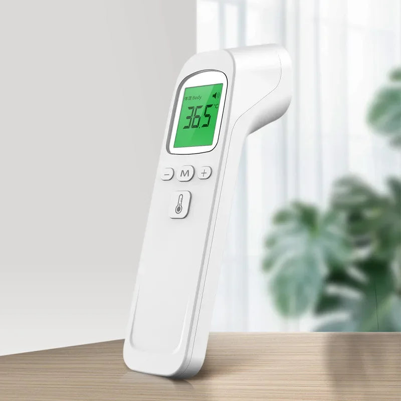 Digital Blood Pressure Monitor Wrist Tensiometer Electronic Sphygmomanometer Tonometer with LCD Forehead Digital Thermometer