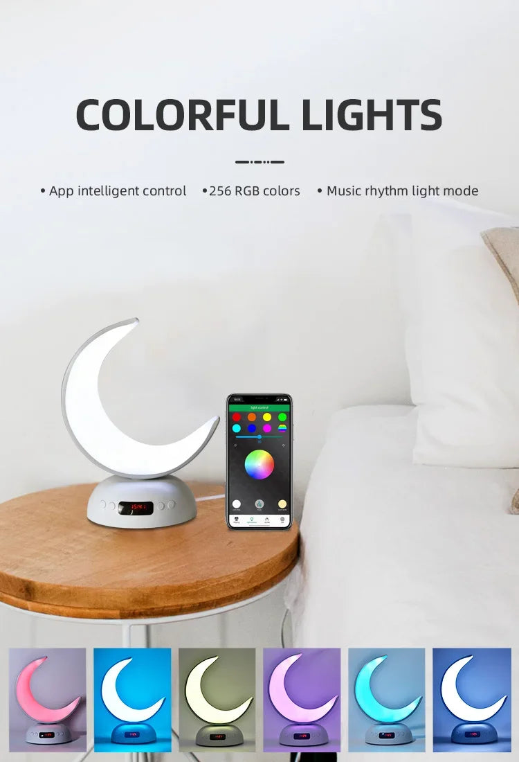 Quran Azan Clock Islam Muslim Arabic Koran Bright Bluetooth Speaker Portable Night Light Lamp Holy Wireless Ramadan Islamic Arab