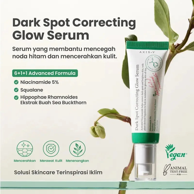 Korean AXIS-Y Dark Spot Correcting Glow Serum Reduce Pigmentation Issues Moisturizing And Brightening Essence Deep Nourish Skin