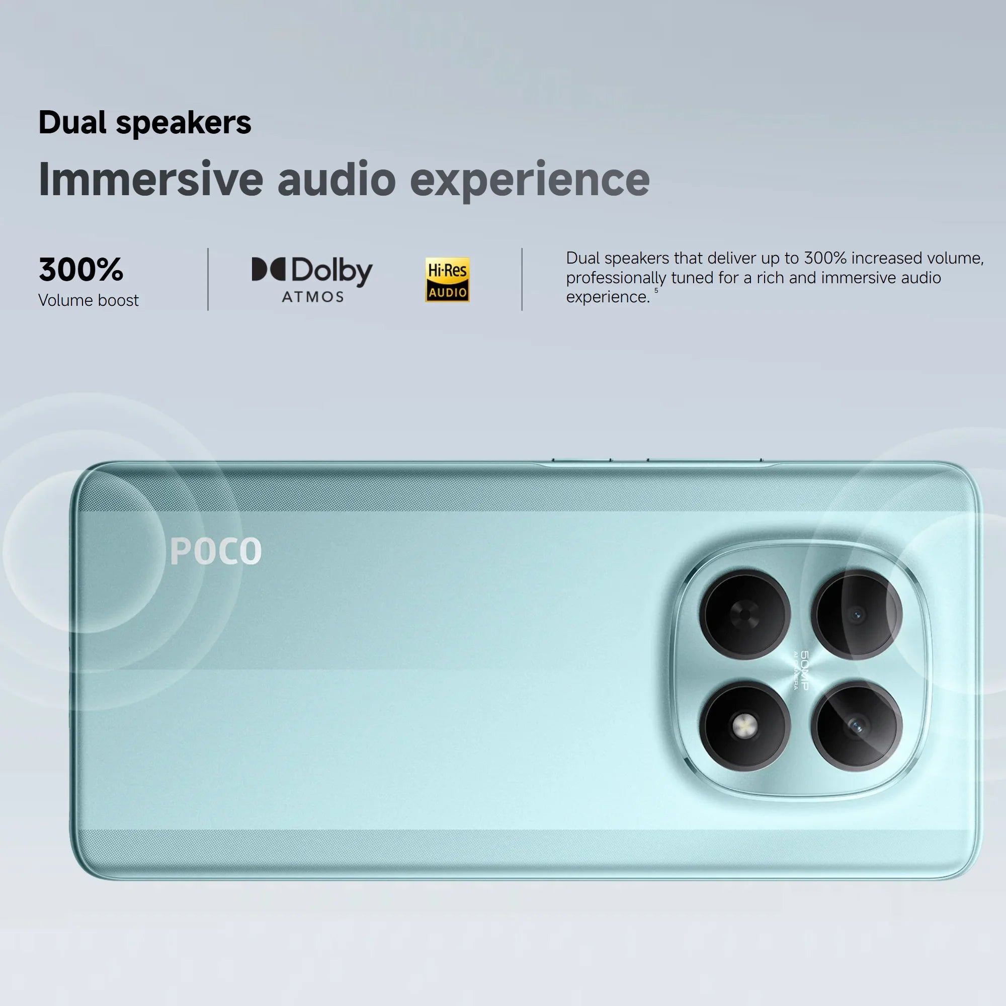 POCO M8 5G 8+256GB Global Version Snapdragon® 6 Gen 3 6.77" 120Hz Flow AMOLED display 7.35mm sleek 3D-curved design 5520mAh 45W