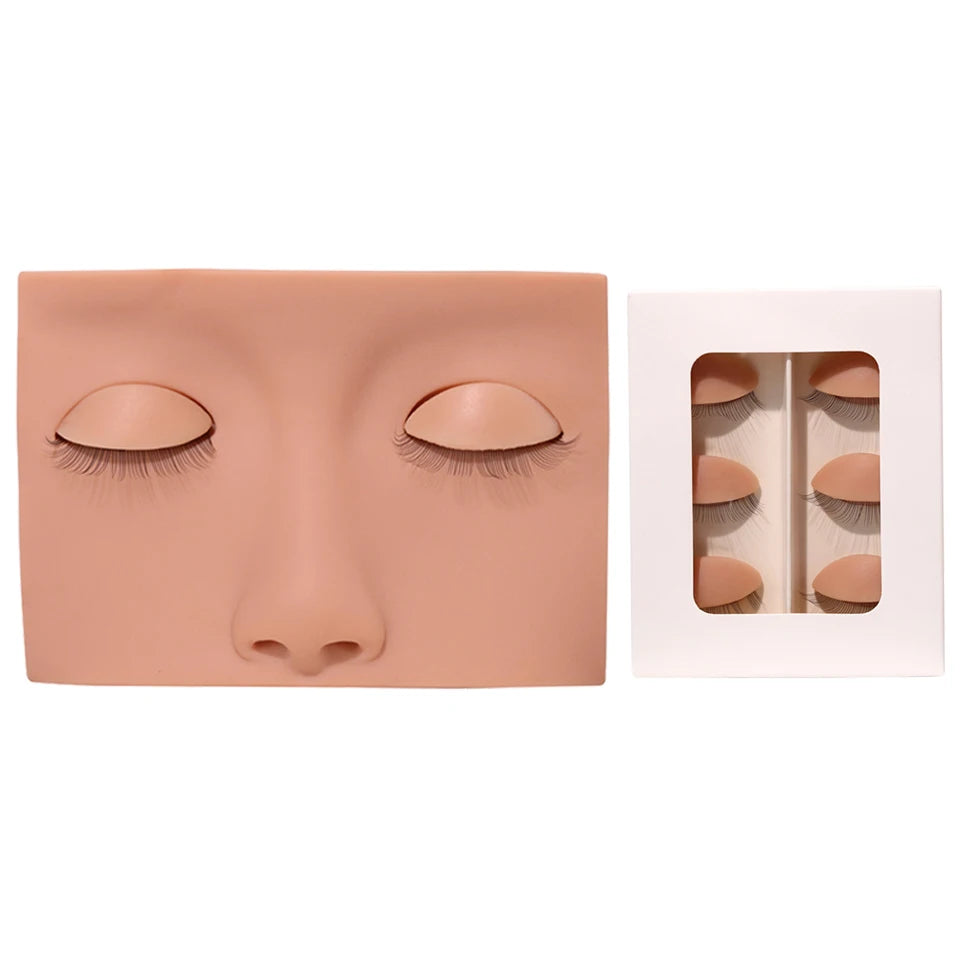 Tidesmit mannequin training head with removable eyelids for professional eyelash extension and face makeup practice