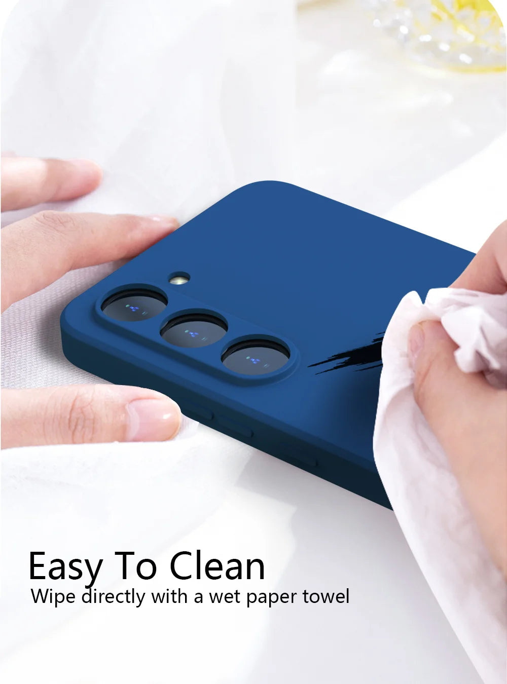 Samsung Galaxy S25 FE Liquid Silicone Case – Shock-Absorbing Drop Protection Tidesmit