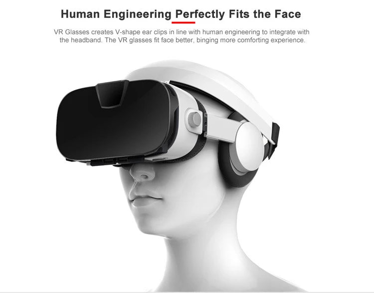 Tidesmit VR Headset for Smartphones with Spatial Audio and Remote Control Tidesmit
