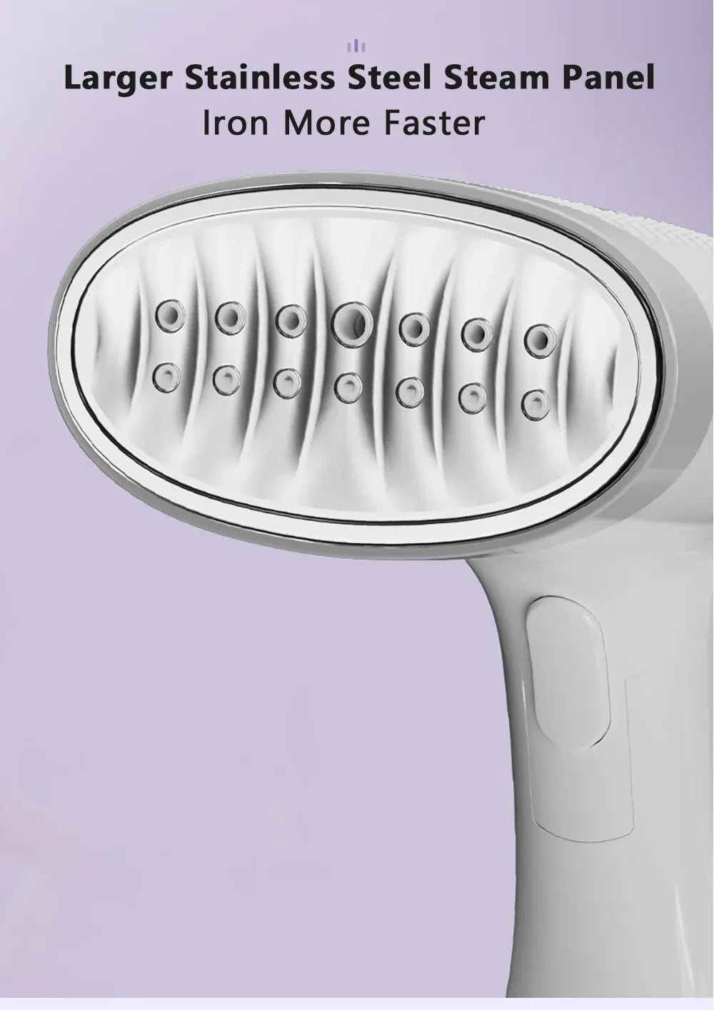 Raugee Foldable Handheld Garment Steamer 1650W 220V EU Plug
