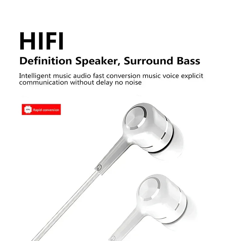 Wired Earbuds with Mic 3.5mm HiFi Bass Sports Headset by Tidesmit Tidesmit