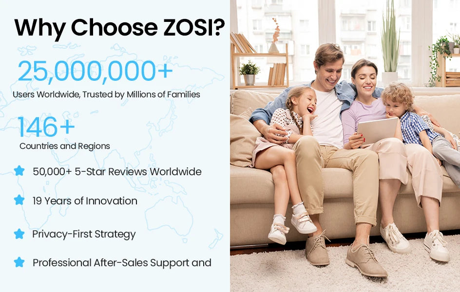 ZOSI 4K PoE SecurityCamera H.265+ 8MP 5MP HD Add-on Camera AI Detection Color Night Vision Outdoor Video Surveillance IP Camera