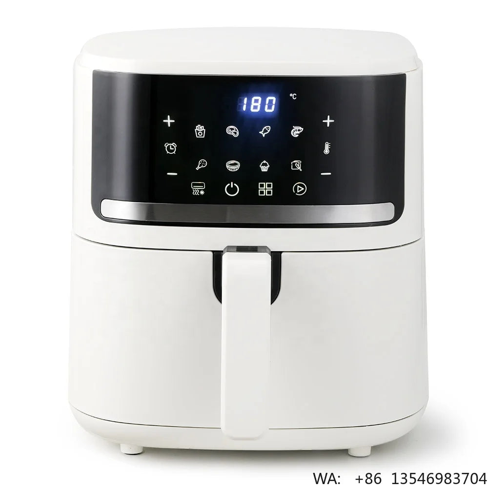 Factory Wholesale Oven air Fryer   5L 6.5L Digital Smart Silver crest air Fryer