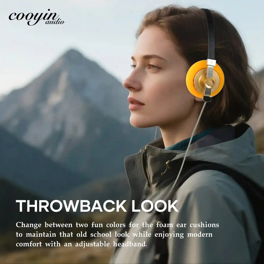 Wired Over-Ear Headphones with 40mm Drivers | High-Fidelity Audio Tidesmit