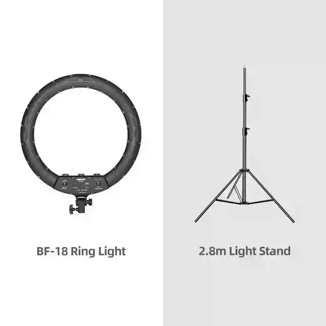 21-Inch LED Ring Light with Adjustable Color Temperature and Tripod Kit 18 Inch Kit 3 Tidesmit