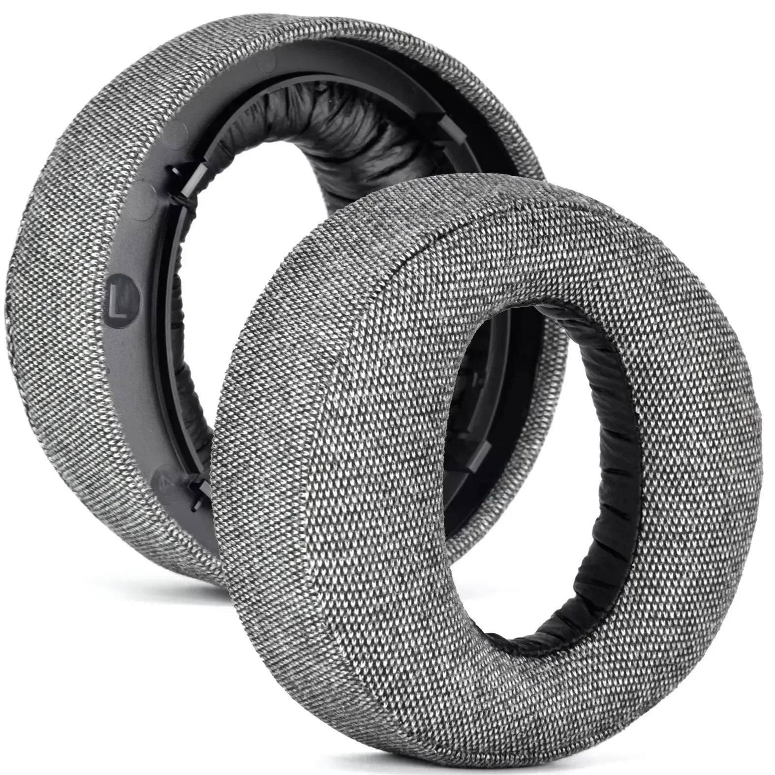 PS5 Pulse 3D Replacement Ear Pads Memory Foam Cushions by Tidesmit Grey cloth Tidesmit