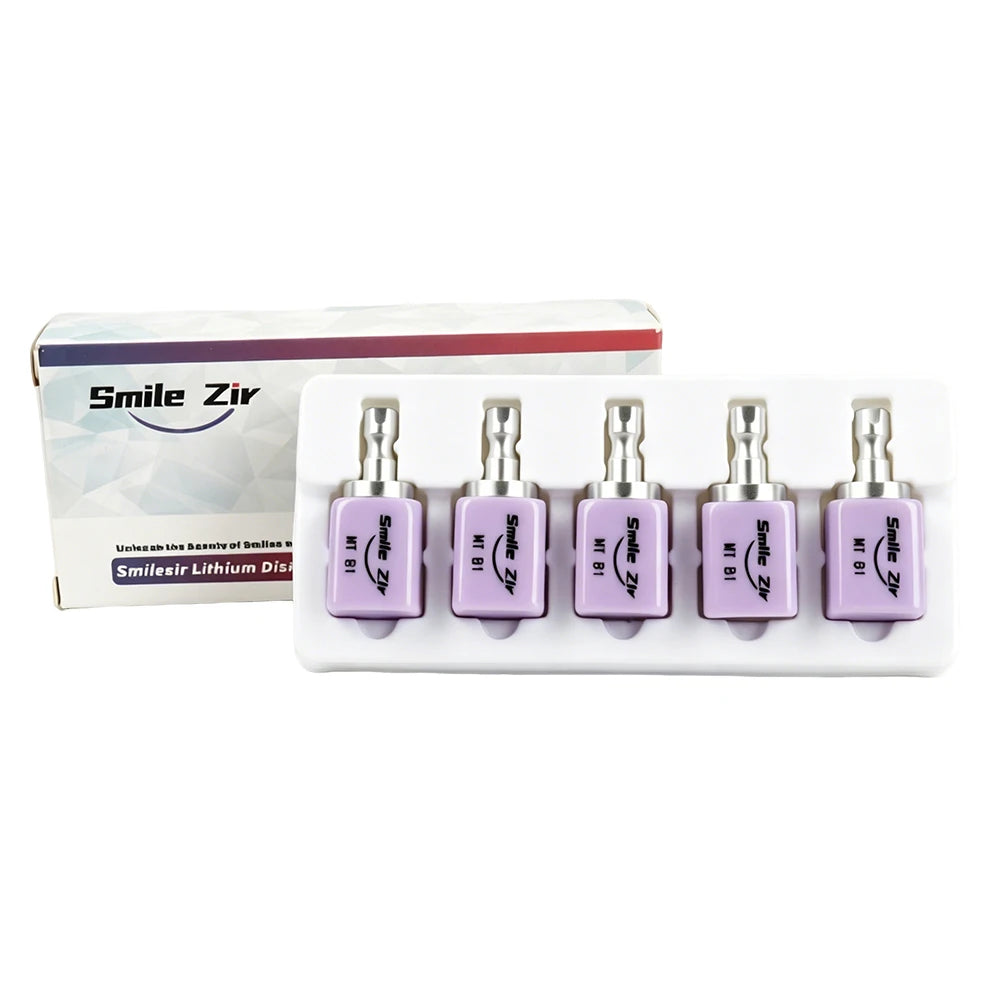 10pcs/2 Box Dental Lab C14 Lithium Disilicate HT/LT Glass Ceramic Blocks for CAD CAM Sirona Cerec Veneer Dentist Materials