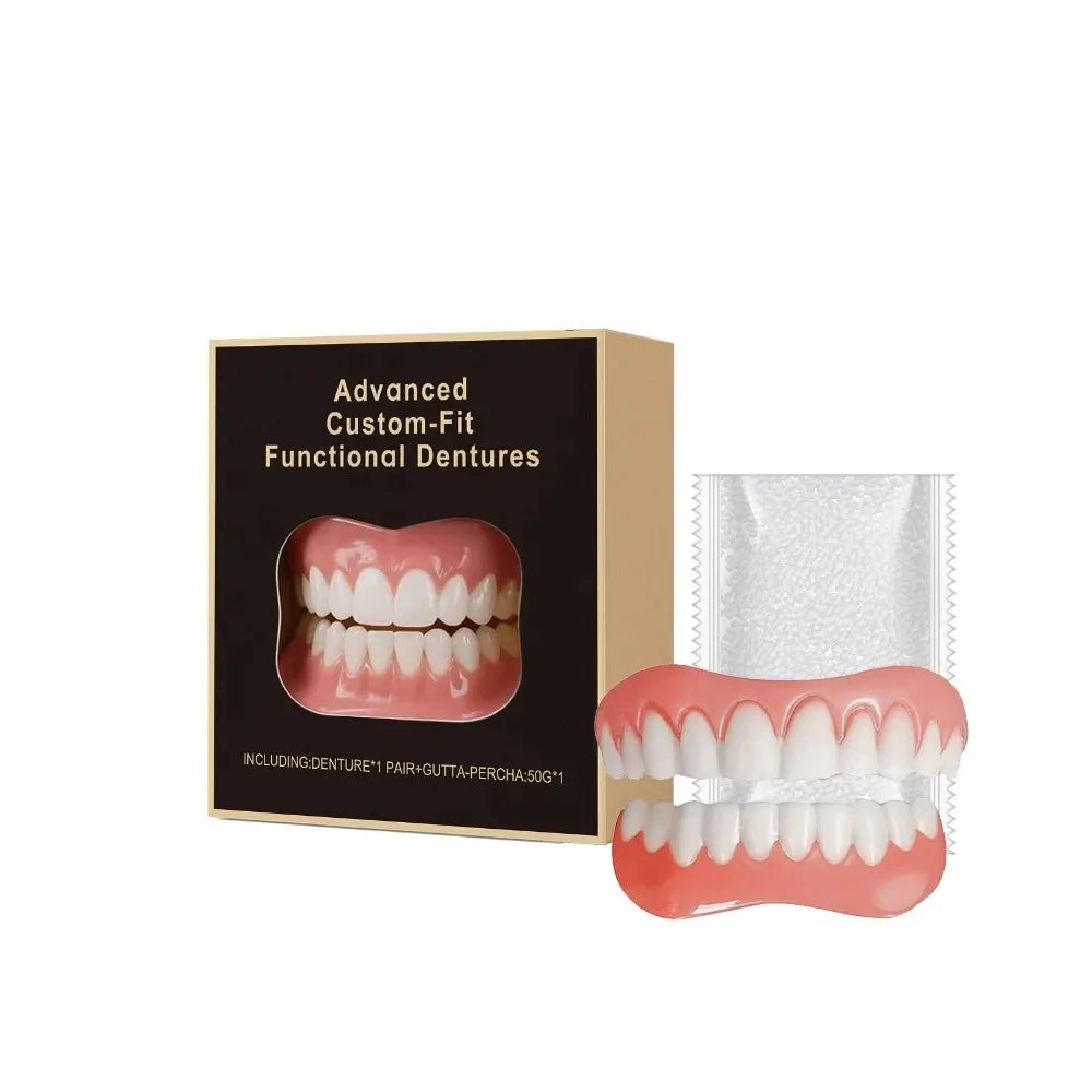 Soft Silicone Denture Reliner Kit | Upper & Lower Teeth | Tidesmit Scrubs Treatments Tidesmit