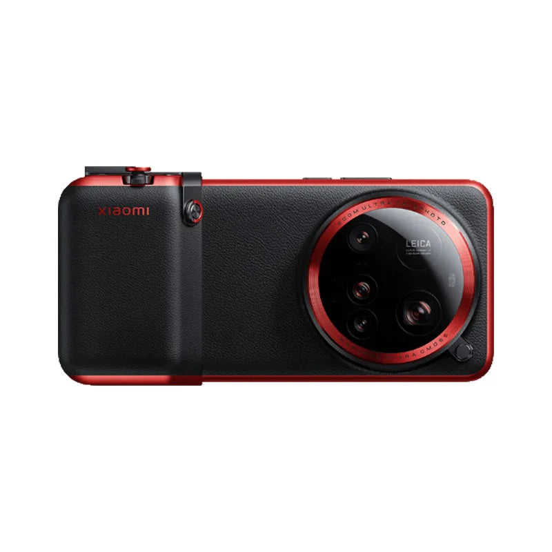 Xiaomi 15 Ultra Leather Camera Bag Case - Military-Grade Protection Black xiaomi 15 ultra Tidesmit