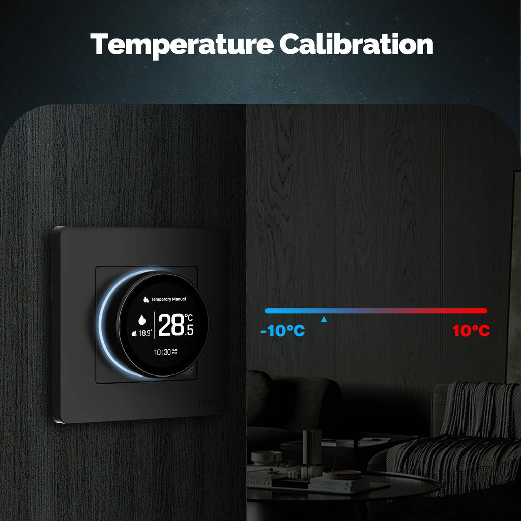 ZigBee Smart Knob Thermostat for Water Boiler Heating Systems Tidesmit