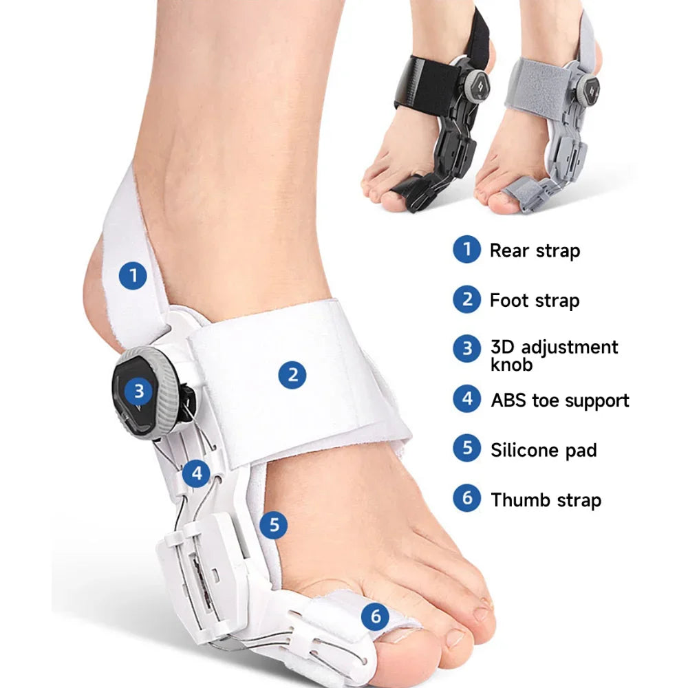 Bunion Corrector Adjustable Toe Straightener for Foot Pain Relief Relaxation Treatment Tidesmit