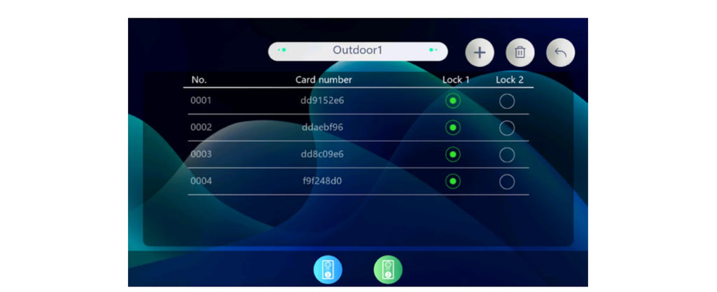 New Tuya Smart 2-wired Doorbell Wifi Video Intercom System with APP Remote IC Card Unlock 1080P 7inch Touch Screen